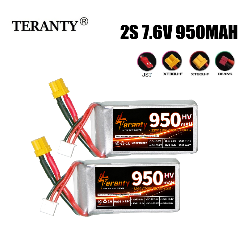 Drone Racing Charger - Baterai LiPo Teranty 2S HV 7.6V