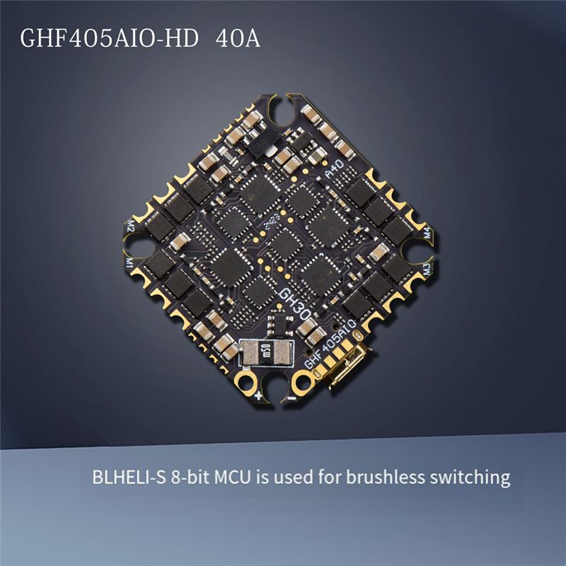 ABTI-GHF405AIO-HD 40A Pengontr - Drone Racing Flight Controller ulasan dan harga