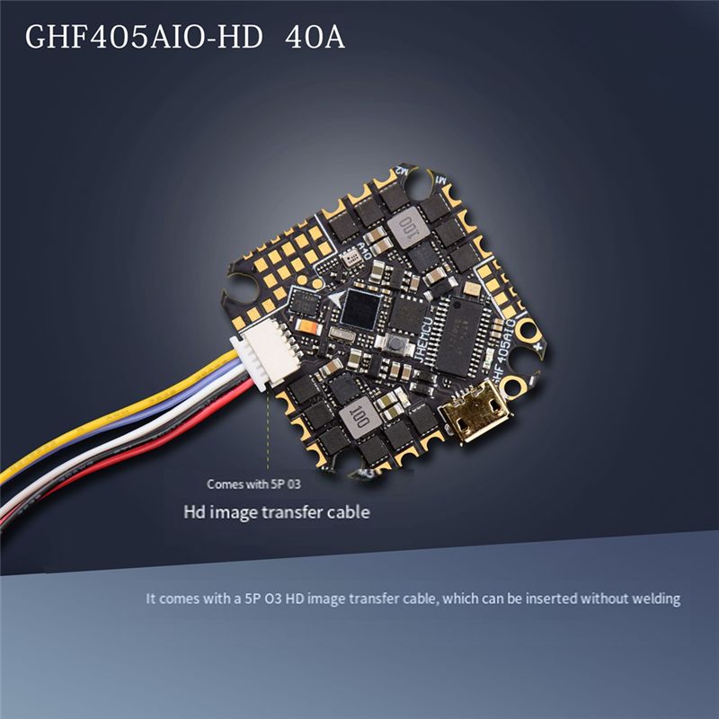 ABTI-GHF405AIO-HD 40A Pengontr - Drone Racing Flight Controller ulasan dan harga