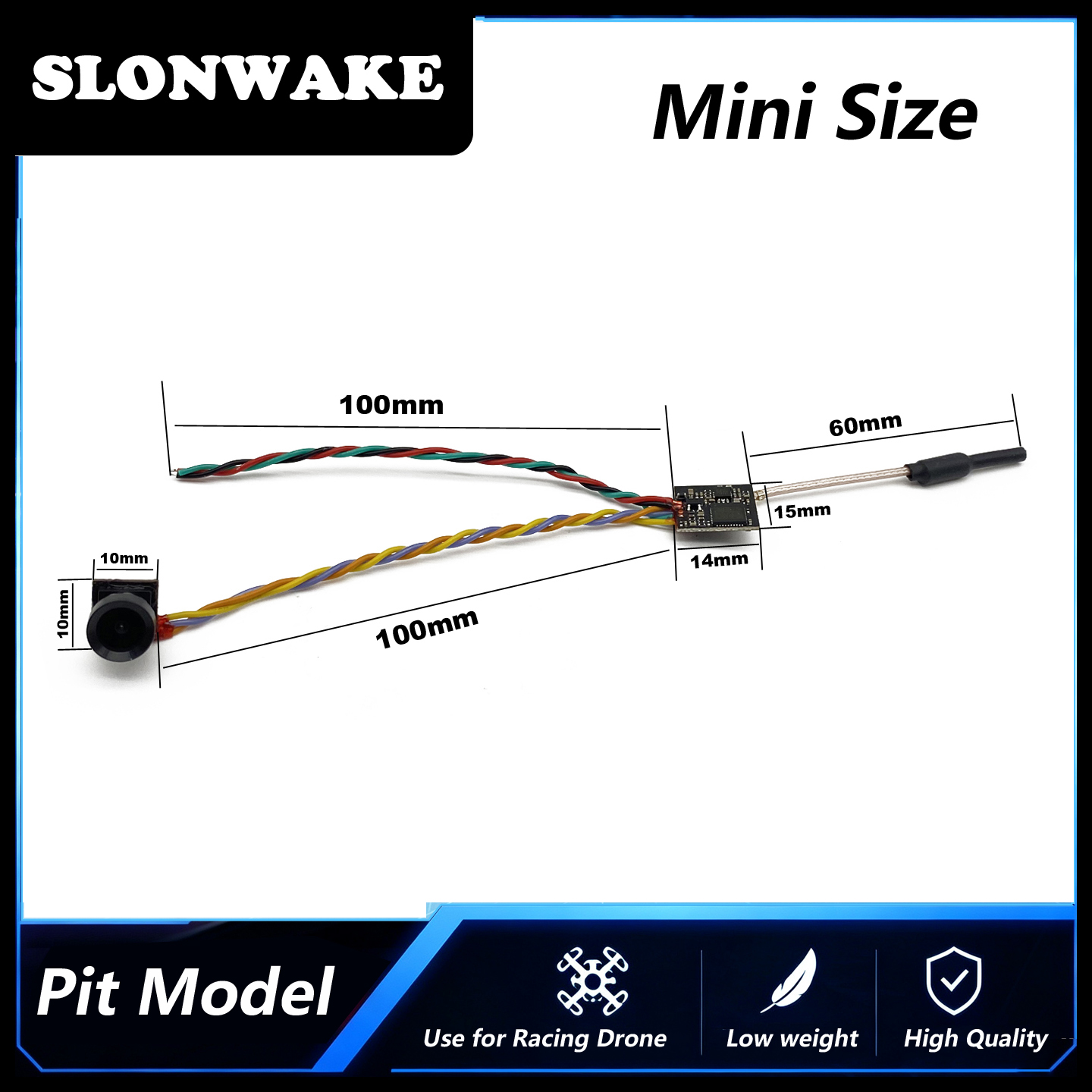 5.8G 48CH, Kacamata FPV dengan - Drone Racing Transmitter ulasan dan harga